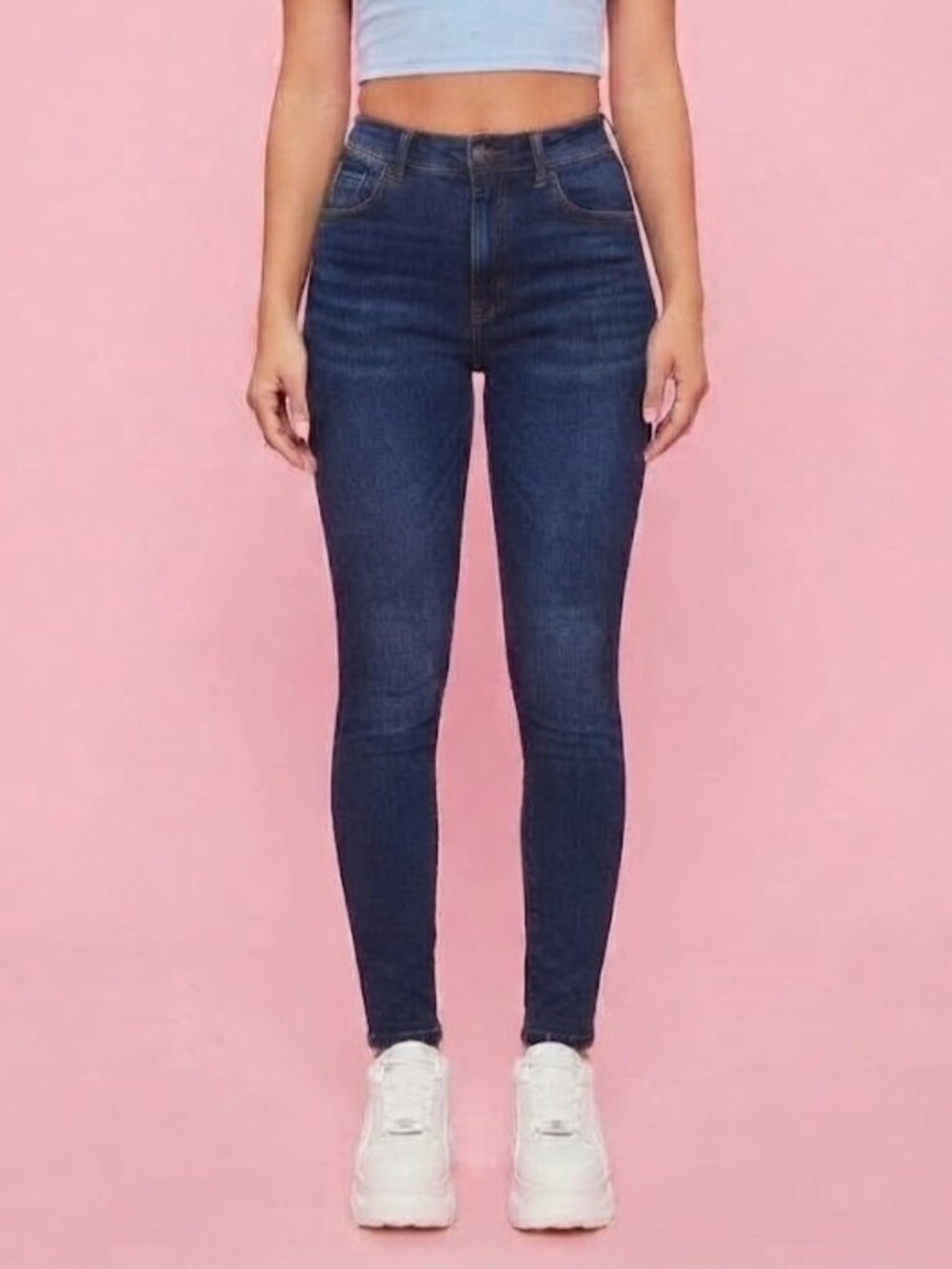 Levi's 721 Blue High Rise Skinny Jeans